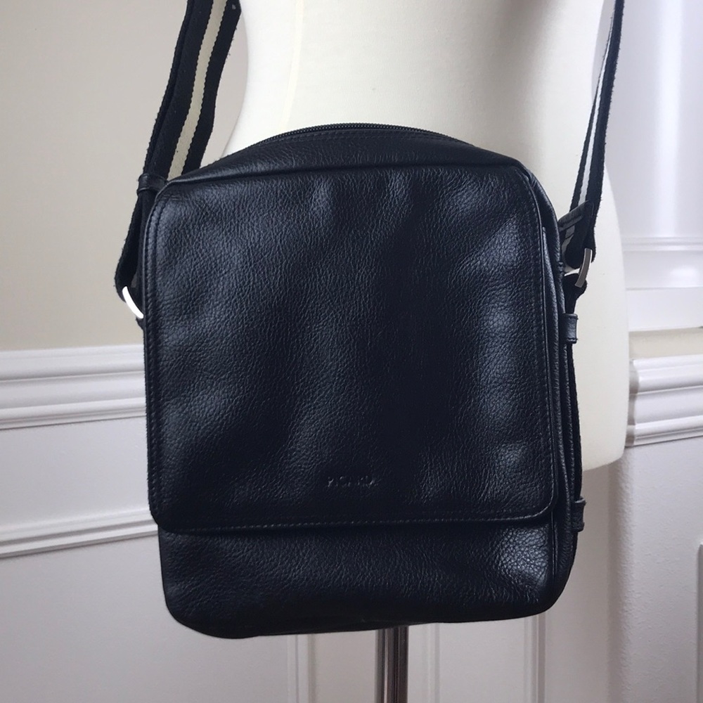 Picard Black Crossbody Messenger Bag